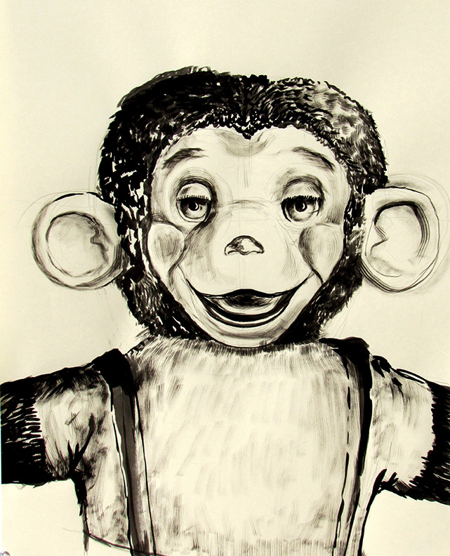 Monkey with Rubber Ears